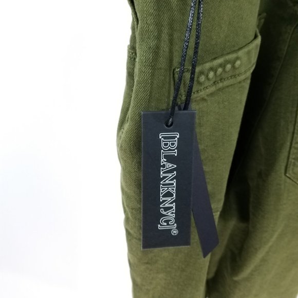 Blank NYC Olive Green Skinny Overalls - Picture 5 of 8